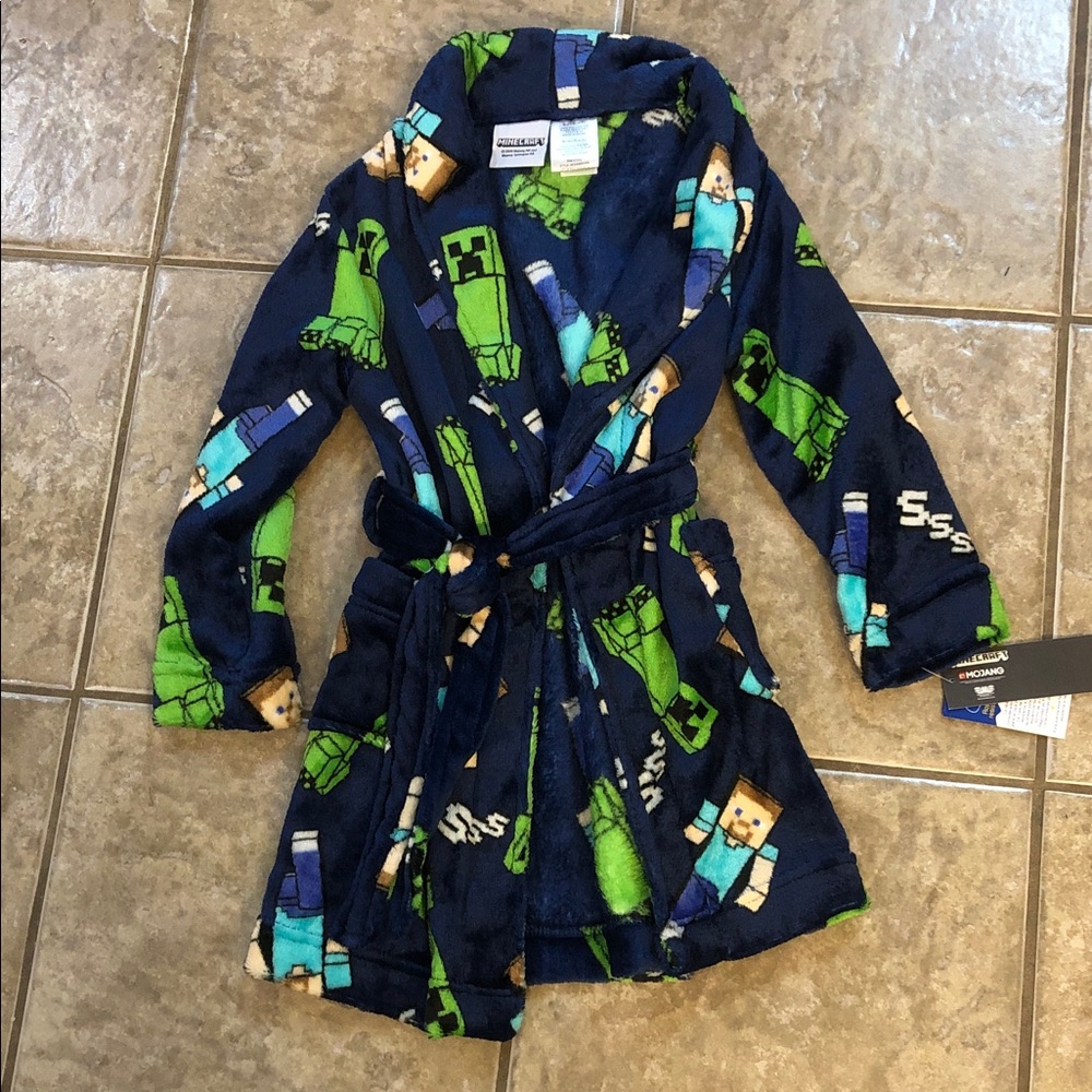 Minecraft Boys Robe Size 4-5